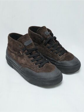 Vans Destruct Mid MTE-1 Sneakers Size Mens 7.5 Women 9.0 Brown Black Skate